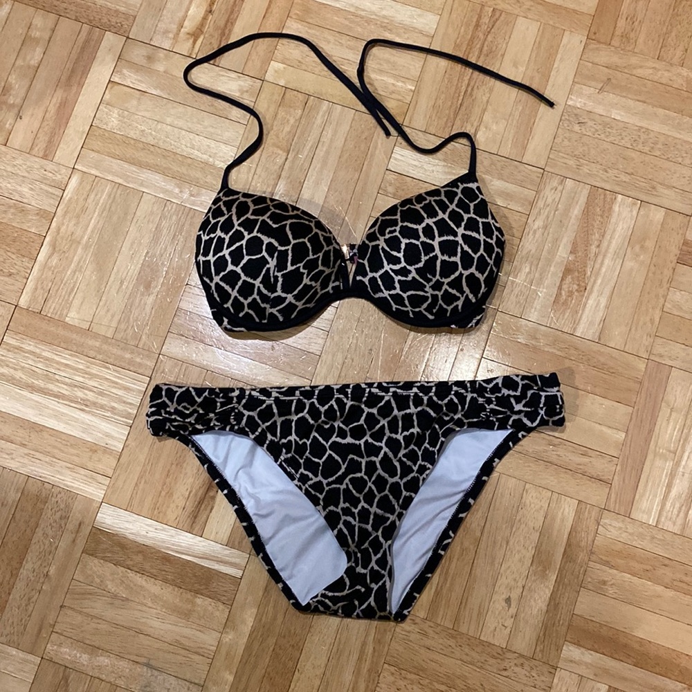 Victoria’s Secret Giraffe Print Bikini Top